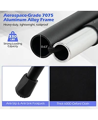 Sugift High Back Portable Camping Chair with Carry Bag and Pillow