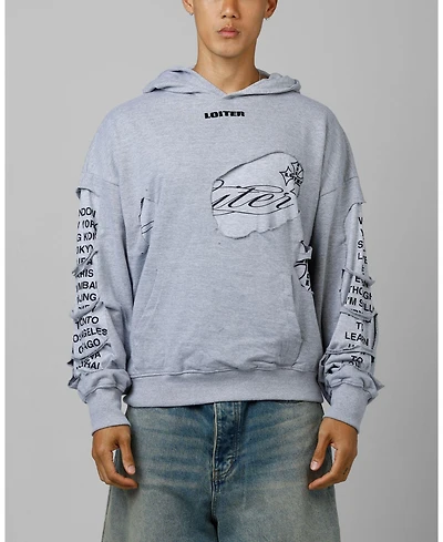 Loiter Men's Destruction Hoodie Sweatshirt
