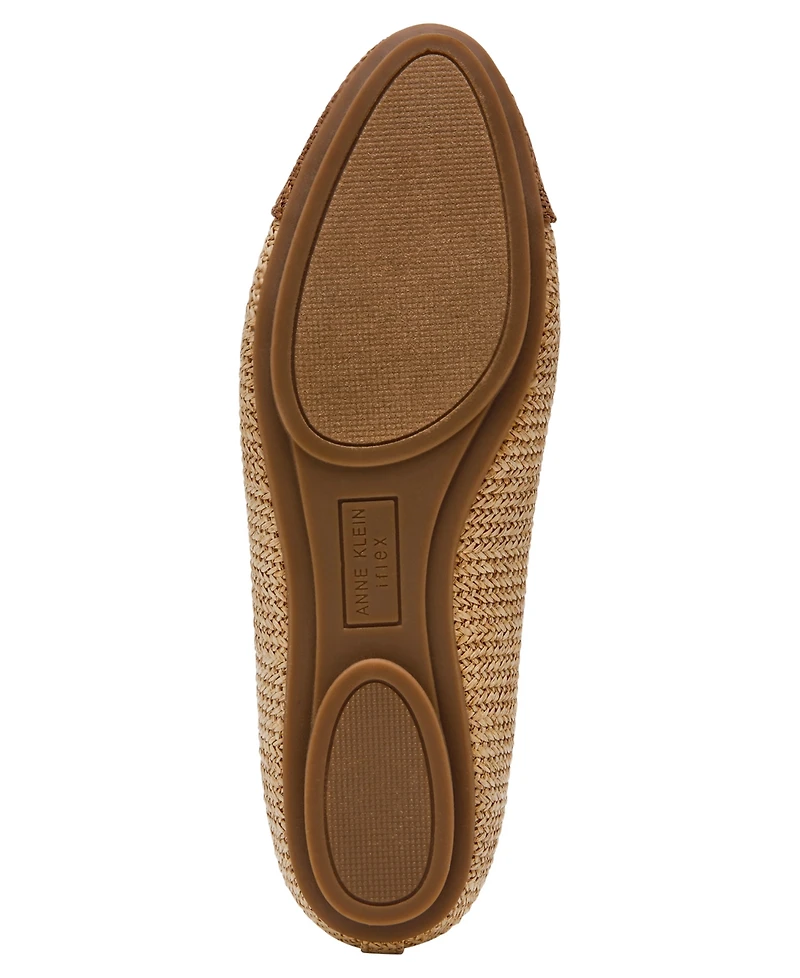 Anne Klein Women's Luci Cap Toe Ballet Flats
