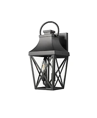 Flynama Outdoor Wall Lights, Porch Lights, Exterior Light Fixture with Clear Glass Shade for Garage Patio Front Door Balcony