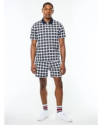 Sergio Tacchini Men's Damarindo Check Polo Shirts