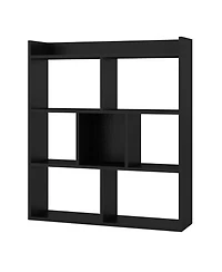 Slickblue 7 Cube Open Back Bookshelf with Anti Tip Safety Wall Anchor