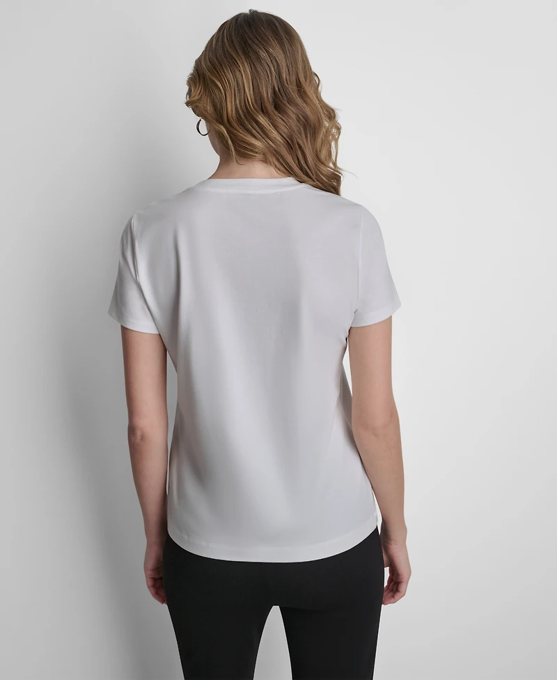 Dkny Women's Short-Sleeve Graphic T-Shirt