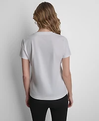 Dkny Women's Short-Sleeve Graphic T-Shirt
