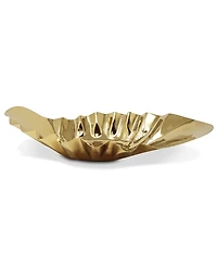 Classic Touch Hammered Wavy Platter, 19.75"