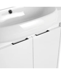 Busdays 23" Freestanding Bathroom Vanity with Sink, Soft Close Doors