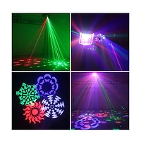 Artudatech 80W Rgbw Stage Light with Beam, Pattern, Laser and Strobe