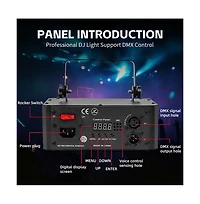 Artudatech 6-Effect Rgb Laser Stage Light with 5D Pulsed Illusion