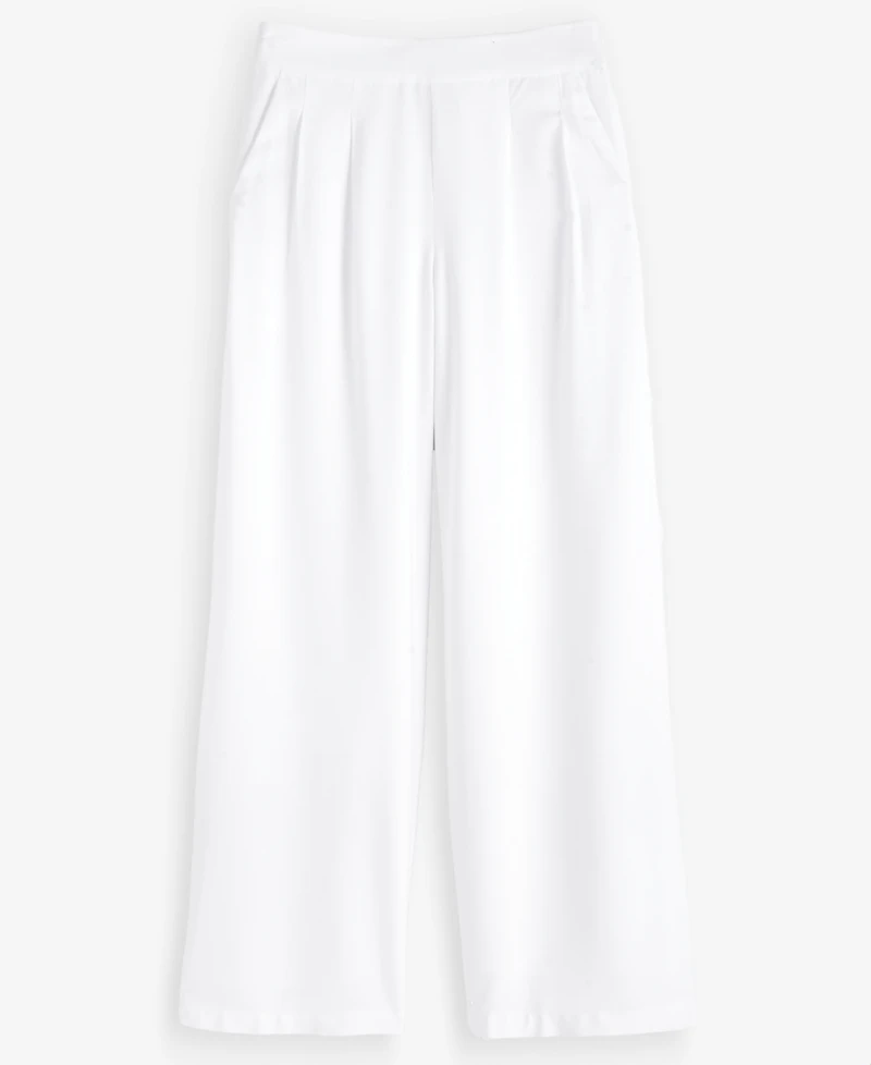 I.n.c. International Concepts Petite Pleated Pull-On Wide-Leg Pants, Macy's Exclusive