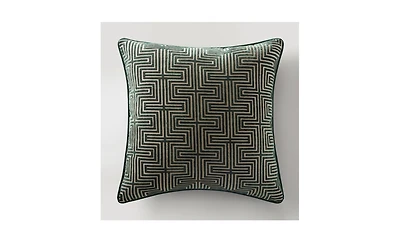Lenox Pillow 22" - Deep Green