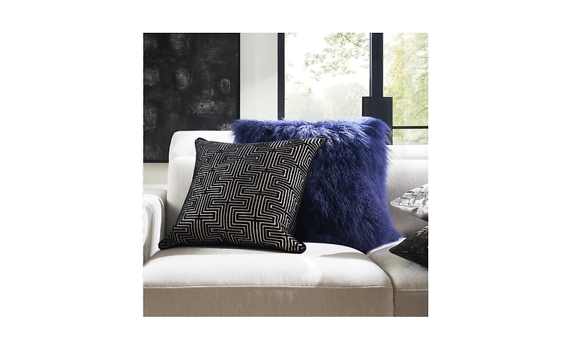 Lenox Pillow 22" - Deep Green