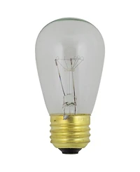 Northlight Pack of 25 Incandescent S14 Clear Christmas Replacement Bulbs