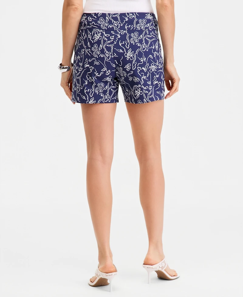 I.n.c. International Concepts Women's Printed Pull-On Shorts, Macy's Exclusive