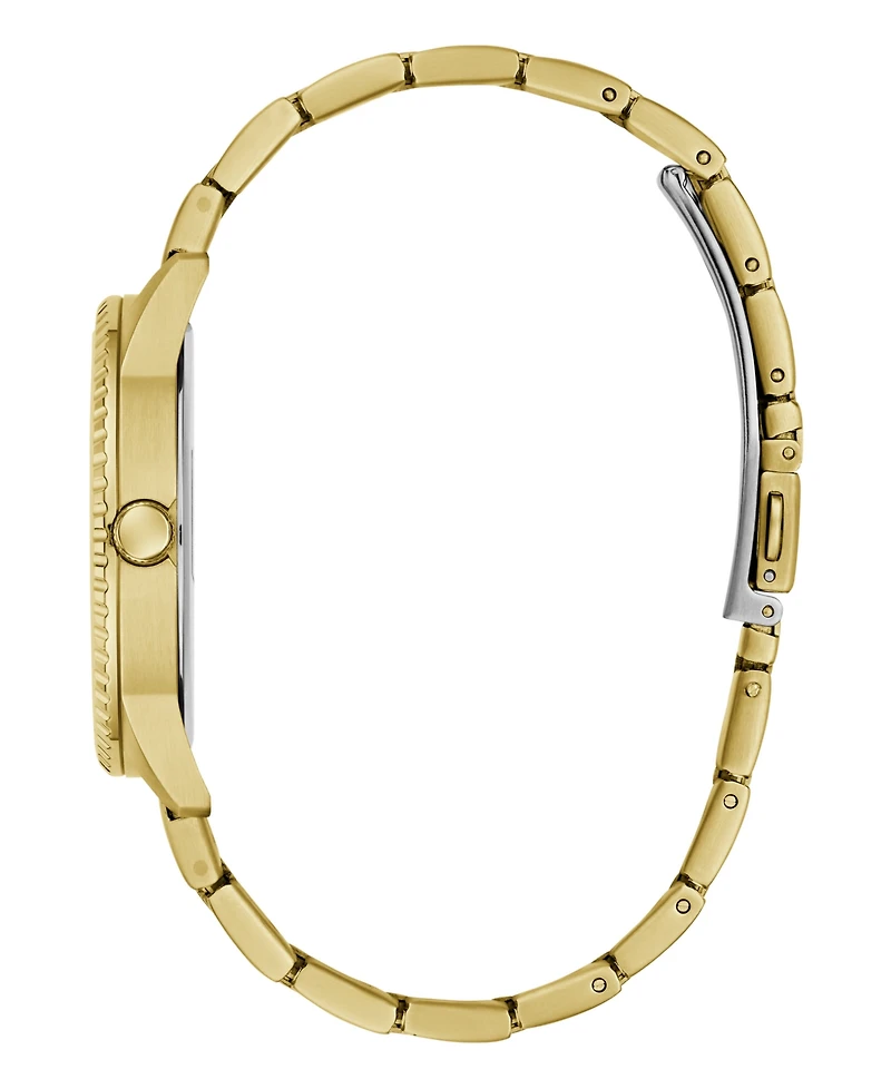 Guess Men's Gold-Tone Stainless Steel Watch, 40mm