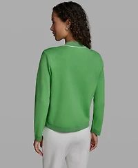 Karl Lagerfeld Paris Women's Knit Cropped Jacket