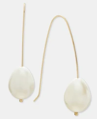 Lauren Ralph Lauren Imitation Pearl Threader Earrings