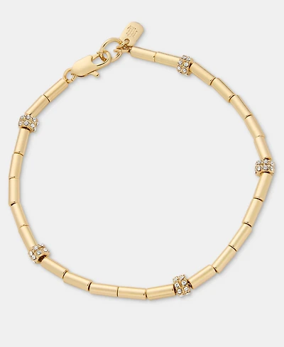 Lauren Ralph Lauren Pave Beaded Flex Bracelet