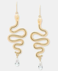 Lauren Ralph Lauren Crystal Snake Chandelier Earrings