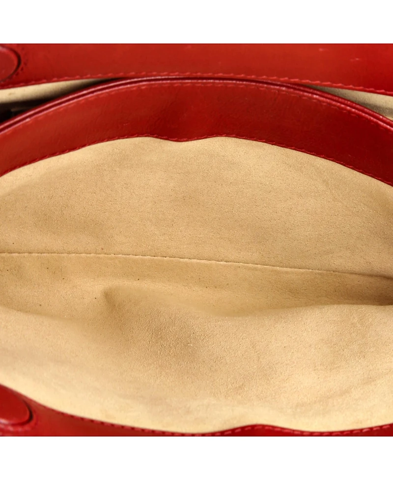 Pre-Owned Gucci Small Ophidia Chain Shoulder Bag Suede