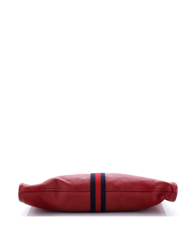 Pre-Owned Gucci Large Rajah Chain Tote Leather