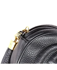 Pre-Owned Gucci Mini Soho Chain Bag Leather