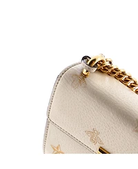 Pre-Owned Gucci Small Padlock Shoulder Bag Printed Leather