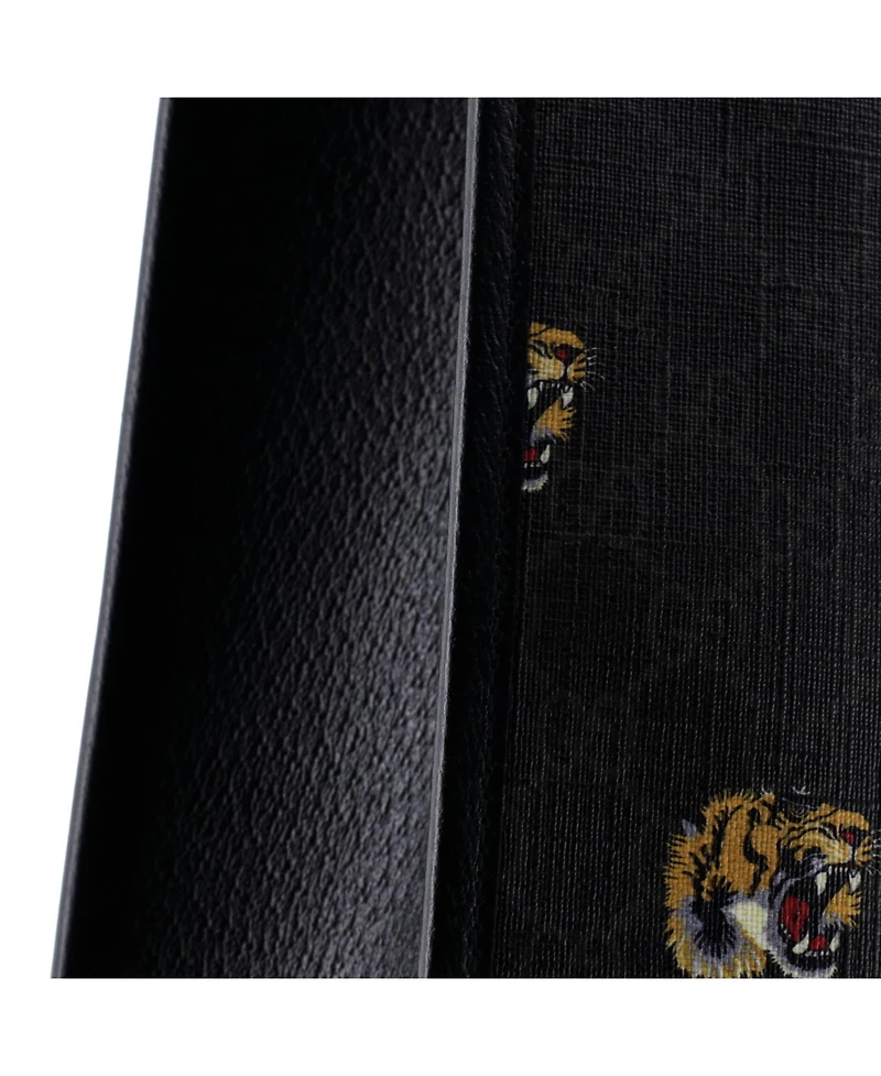 Pre-Owned Gucci Vertical Interlocking G Tote Printed Gg Coated Canvas