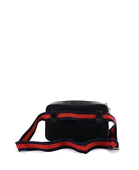 Pre-Owned Gucci Small Web Zip Belt Bag Gg Coated Canvas