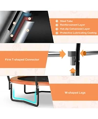 Hongge 12FT Astm Approved Recreational Trampoline with Ladder