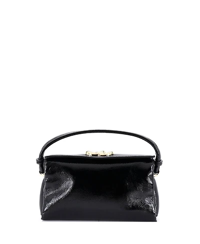 Pre-Owned Gucci Small Gg Soft Top Handle Bag Patent