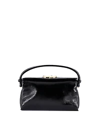 Pre-Owned Gucci Small Gg Soft Top Handle Bag Patent