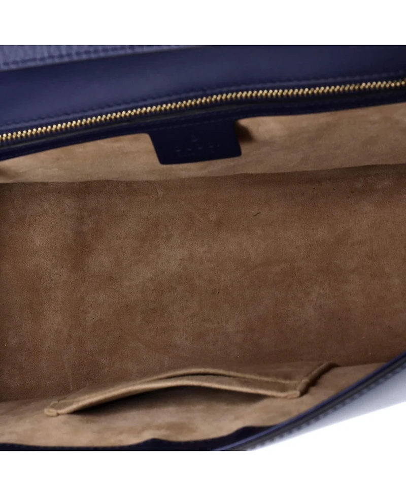 Pre-Owned Gucci Medium Sylvie Top Handle Bag Leather