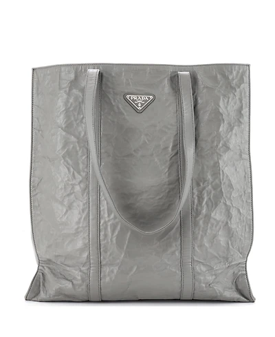 Pre-Owned Prada Medium Shopper Tote Nappa Antique