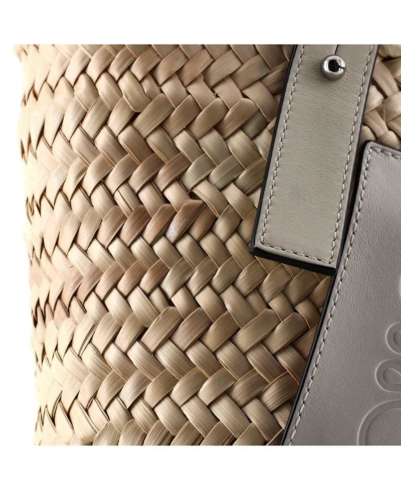 Pre-Owned Loewe Small Basket Tote Raffia