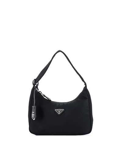 Pre-Owned Prada Mini Re-Edition 2000 Hobo Tessuto