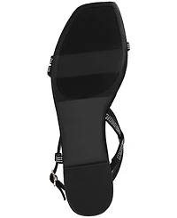 Journee Collection Women's Francis Strappy Glitter Flat Sandals