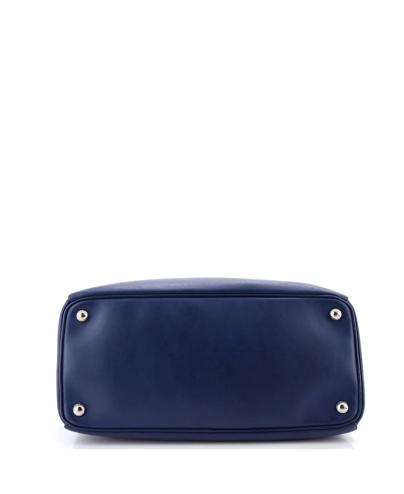 Pre-Owned Prada Medium Galleria Double Zip Tote Leather