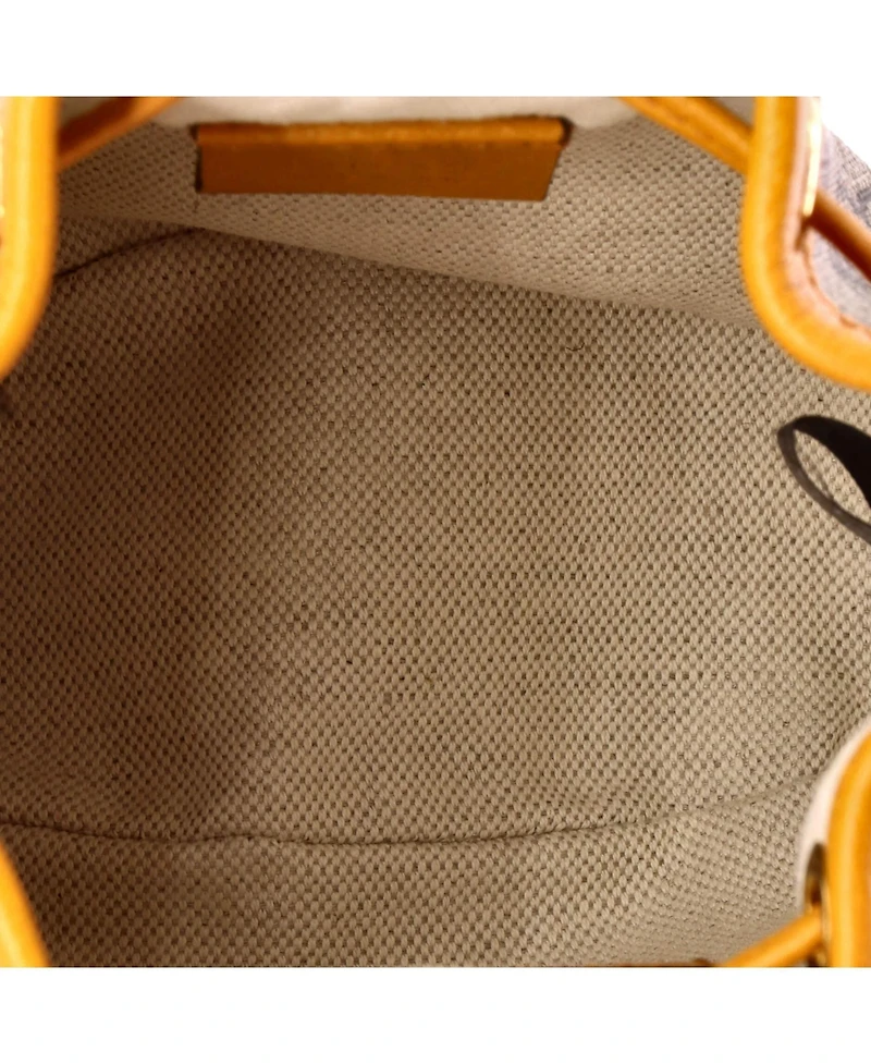 Pre-Owned Gucci Mini x Exo-kai Ophidia Bucket Bag Printed Gg Coated Canvas