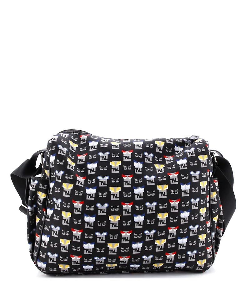 Pre-Owned Fendi Monster Diaper Bag Printed Nylon