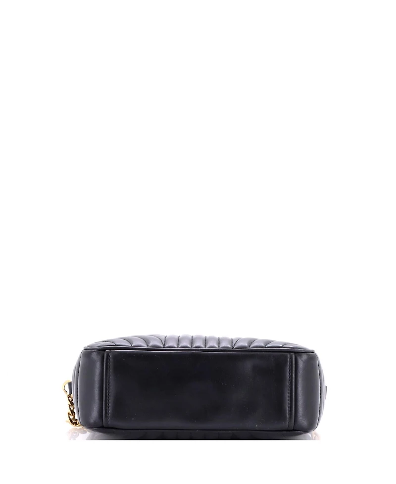 Pre-Owned Prada Small Camera Bag Diagramme Quilted Leather