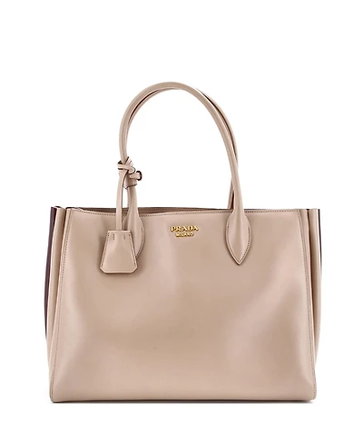 Pre-Owned Prada Medium Soft Bibliotheque Tote City Calfskin