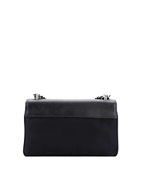 Pre-Owned Prada Medium Chain Flap Crossbody Bag Tessuto and Saffiano Leather