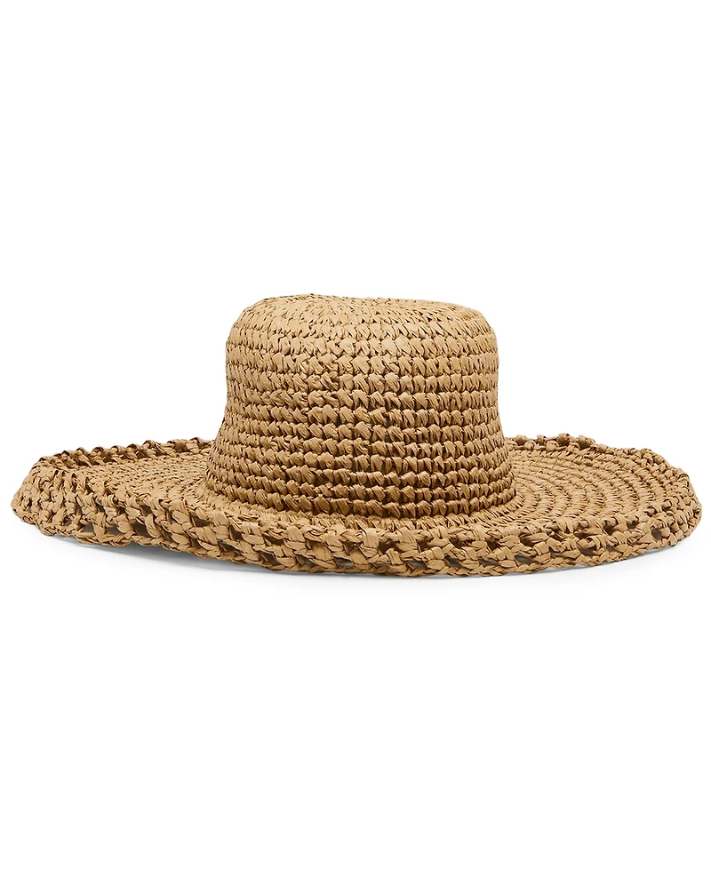 Steve Madden Women's Paper Raffia Floppy Hat