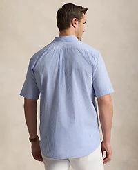 Polo Ralph Lauren Men's Big & Tall Striped Seersucker Shirt
