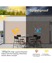 Aecojoy Retractable Side Awning