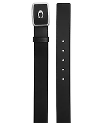 Coach Men's Signature Plaque Belt