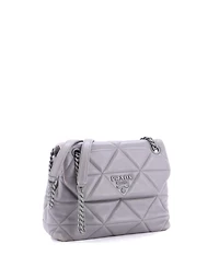 Pre-Owned Prada Large Spectrum Flap Bag Quilted Nappa Leather