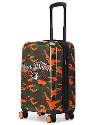 Von Dutch Camo Small Expandable Hardside Carry-On Spinner Suitcase