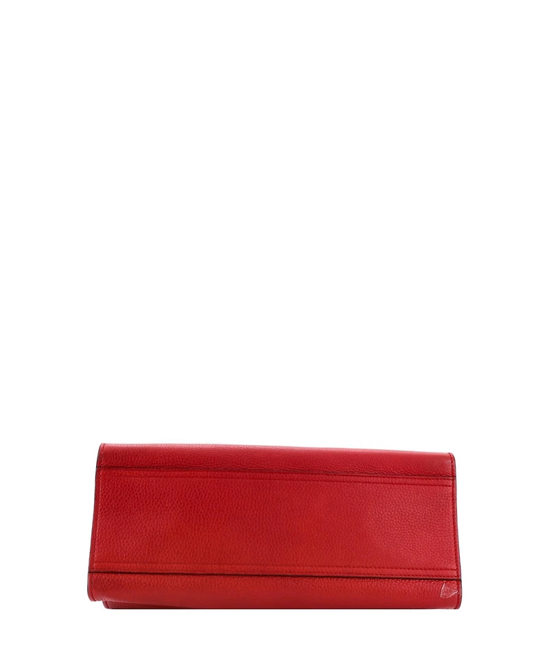 Pre-Owned Gucci Small Gg Marmont Top Handle Bag Leather