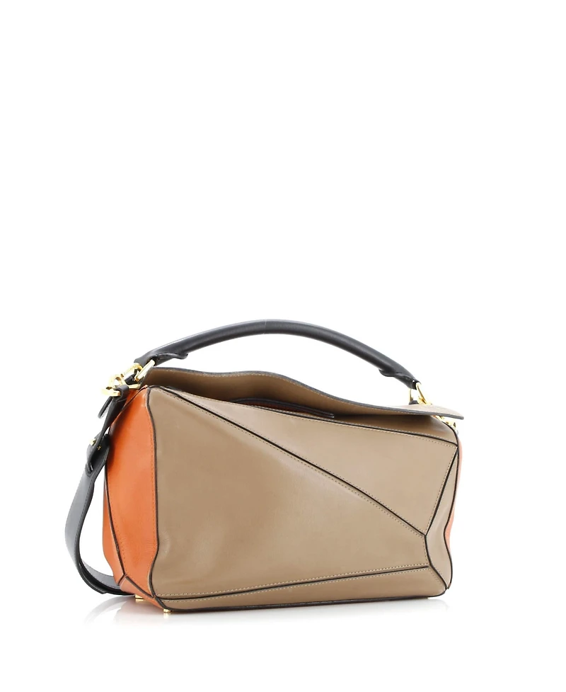 Pre-Owned Loewe Medium Puzzle Bag Leather